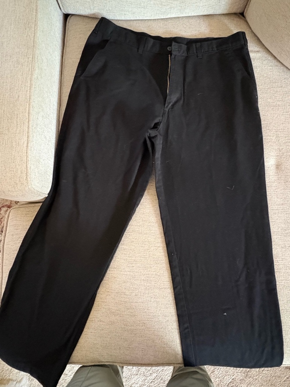 George Black Men's Straight-Leg Dress Pants